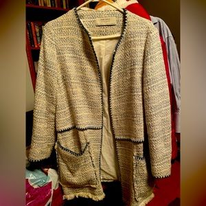 Zara woven fall/spring coat